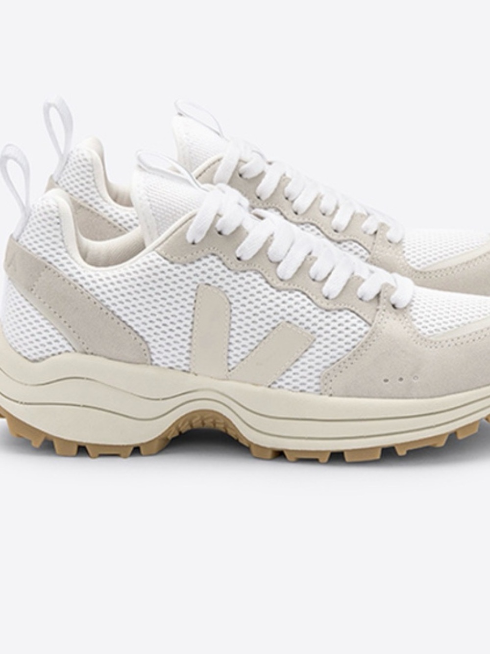 Veja White and Gum-Trim Chunky Sneakers - Picture 4 of 9